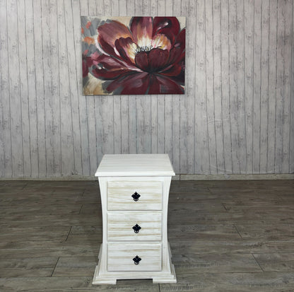 Velador curvo 3 Cajones